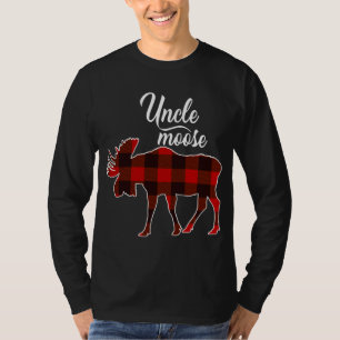 Camiseta El tío lindo Moose Navidades rojos a juego con Paj