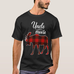 Camiseta El tío lindo Moose- Navidades rojos con ropa coinc