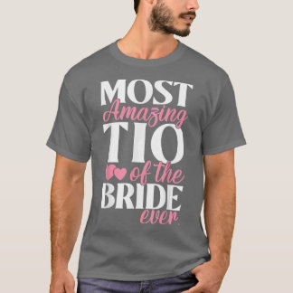 Camiseta El Tío más asombroso del Boda de novia