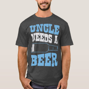 Camiseta El Tío Necesita Una Cerveza Divertida Icono De Bat