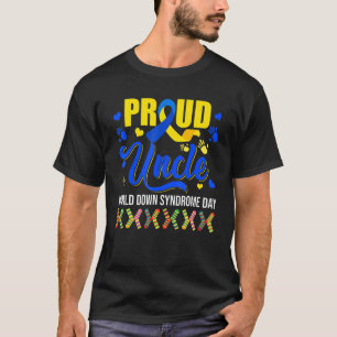 Camiseta El tío orgulloso del síndrome de Down World Awaren