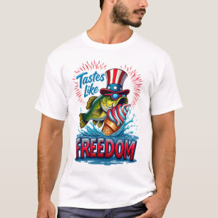 Camiseta El tío Sam Bass prueba como la libertad