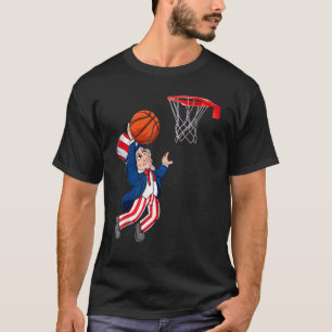 Camiseta El Tío Sam De Baloncesto, El 4 De Julio, Es Un Dim