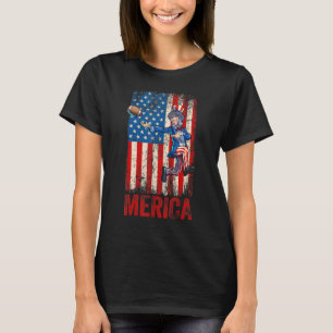 Camiseta El Tío Sam De Fútbol 4 De Julio Hombres Estadounid