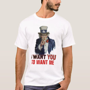 Camiseta El tío Sam dice, "su mensaje personal "