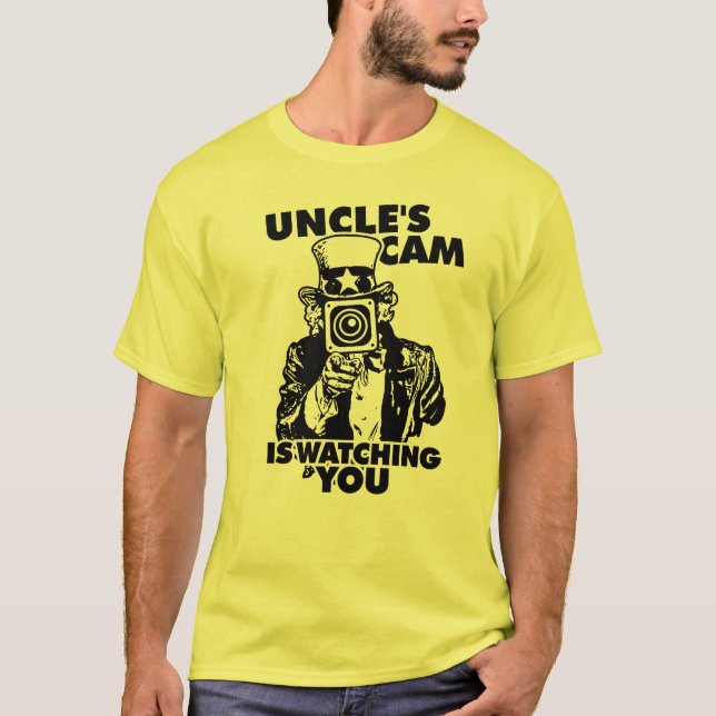 Camiseta El tío te está vigilando (Anverso)
