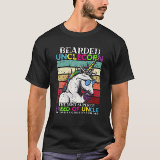 Camiseta El tío unclecornio con barba es gracioso