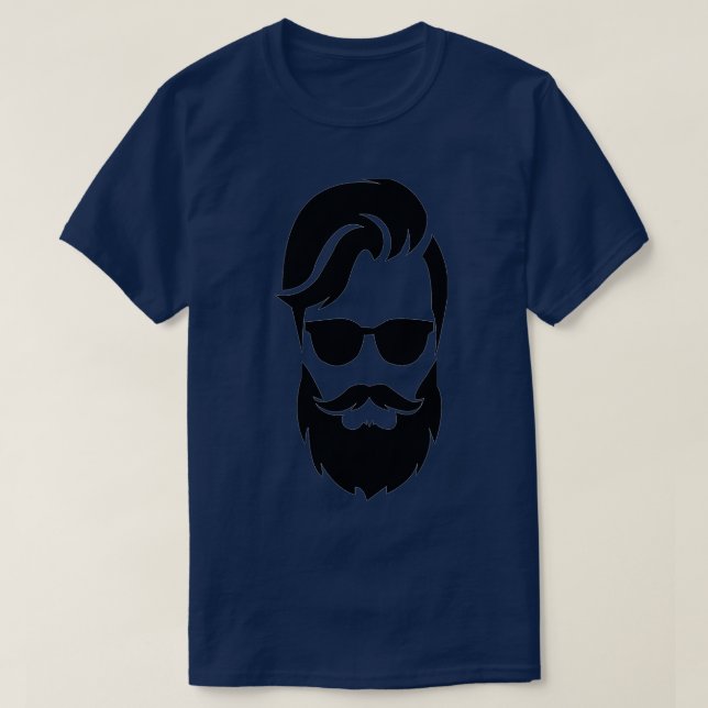 Camiseta El tipo de barba (Diseño del anverso)