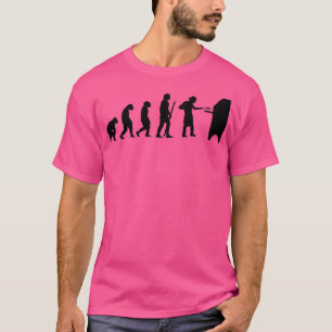 Camiseta El tipo de entrega de pizza de Evolución Humana co