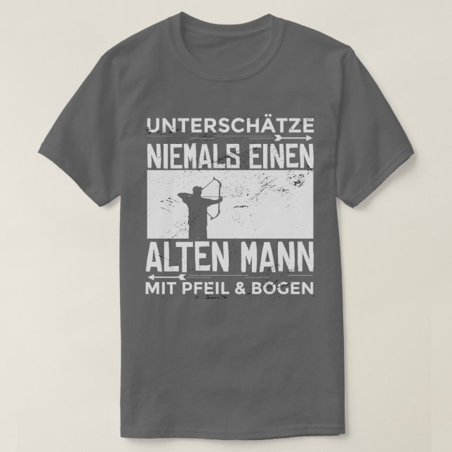 Camiseta El tiro con arco de tiro con arco dice (Diseño del anverso)