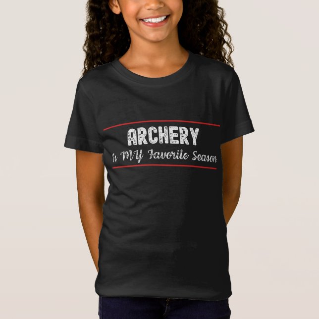 Camiseta El tiro con arco es mi temporada favorita (Anverso)