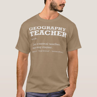 Camiseta El Título De Trabajo De Definición De Docente Geog