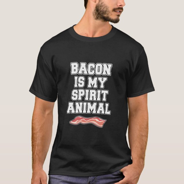 Camiseta El tocino es mi animal del alcohol (Anverso)