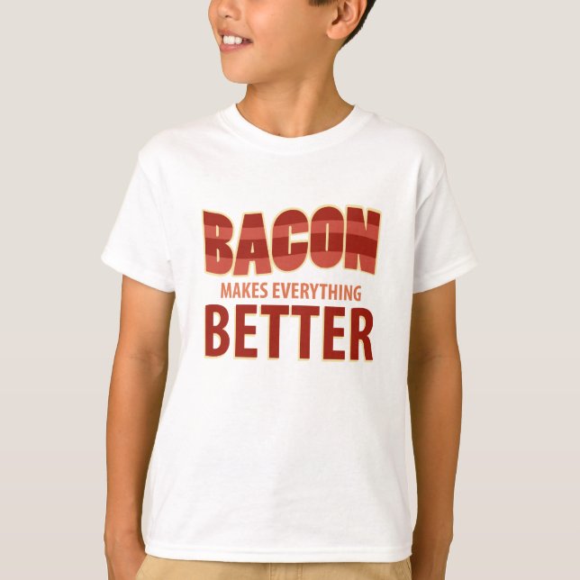 Camiseta El tocino hace todo mejor (Anverso)