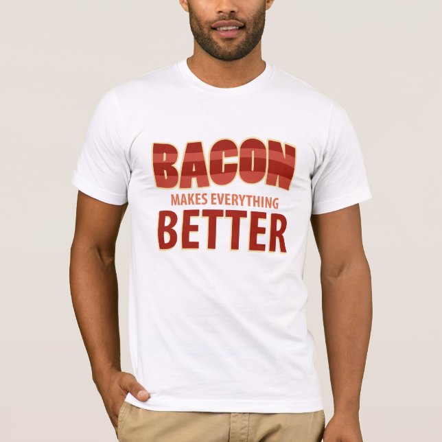 Camiseta El tocino hace todo mejor (Anverso)