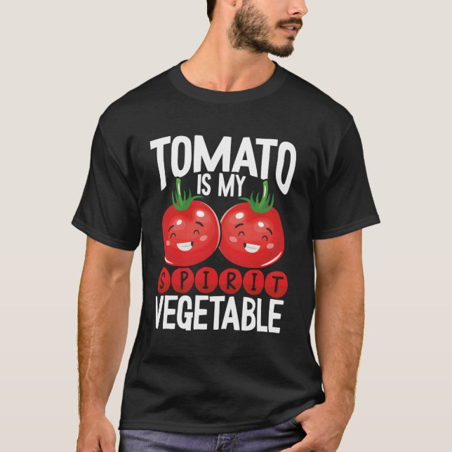 Camiseta El Tomate Es Mi Espíritu Vegetable Vegetable Veget (Anverso)