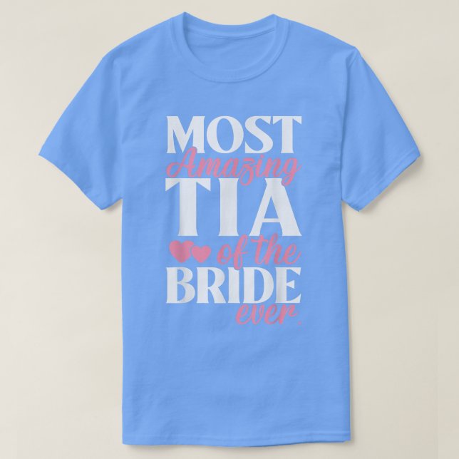 Camiseta El tono más asombroso del Boda de novia (Diseño del anverso)