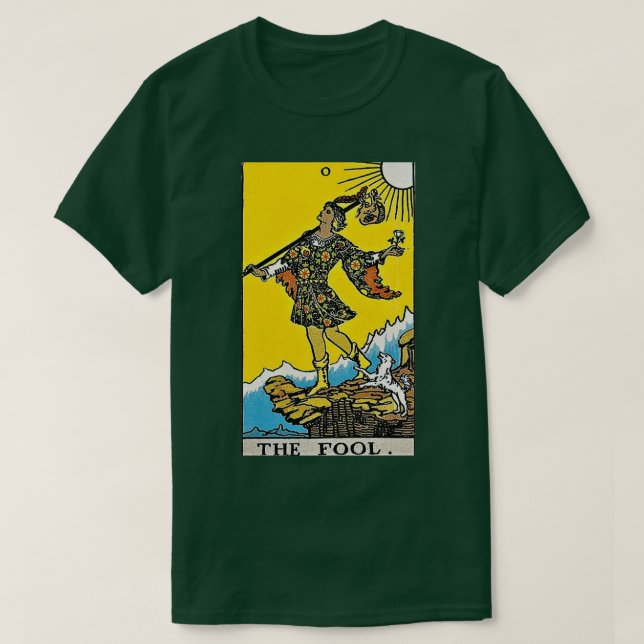 Camiseta El tonto tarot (Diseño del anverso)