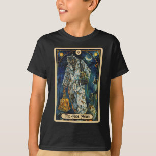 Camiseta El tonto Werewolf (el tonto) tarot de Halloween