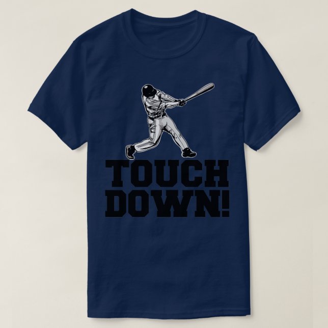 Camiseta El toque de beisbol divertido y sarcástico toque d (Diseño del anverso)
