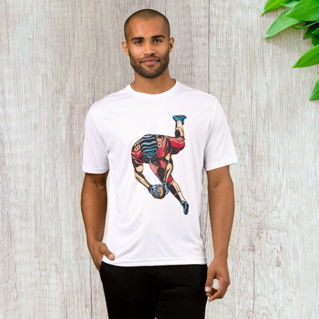 Camiseta El toque dinámico del jugador de fútbol americano (Subido por el creador)