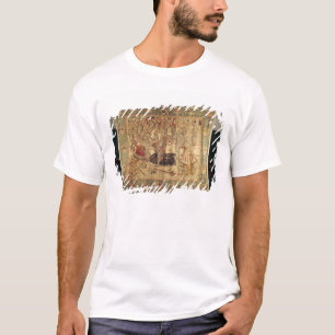 Camiseta El torneo, tapicería vertical del telar