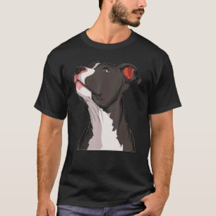 Camiseta El toro americano Pitbull Terrier Dog Head Can