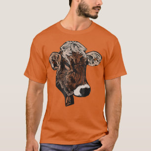 Camiseta El toro de la vaca afronta la figura de la carne b