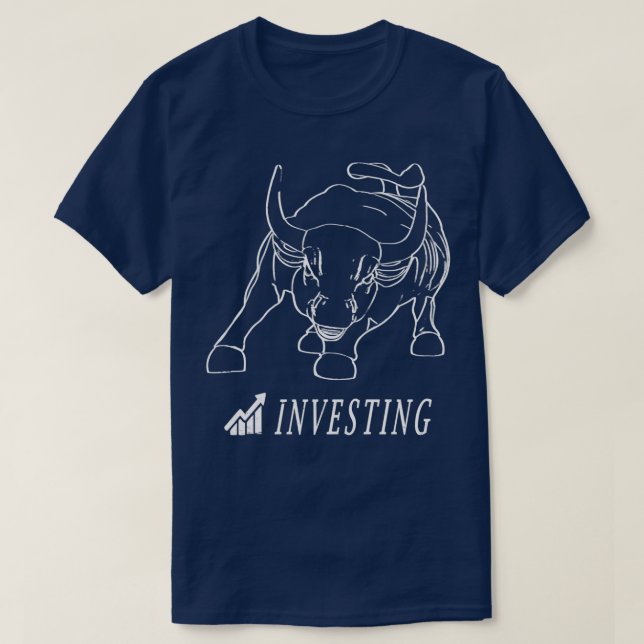 Camiseta El toro de Wall Street invierte 1 (Diseño del anverso)