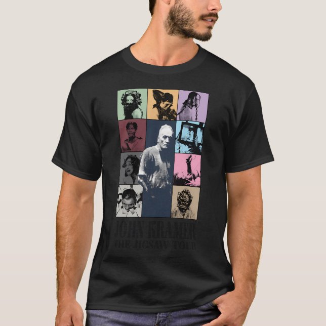Camiseta El tour de Eras desde la saga de Saw (Anverso)