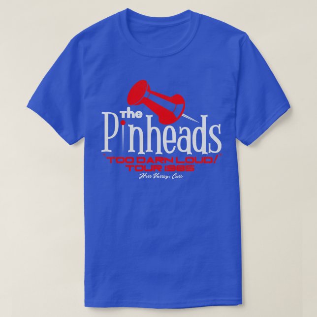 Camiseta El tour de Pinhead Too Darn Loud 1985 (Diseño del anverso)