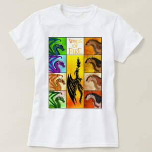 Camiseta El tour Wings of Fire Eras inspiró a un dragón de 