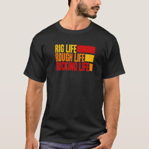 Camiseta El trabajador de la plataforma petrolera cita la v