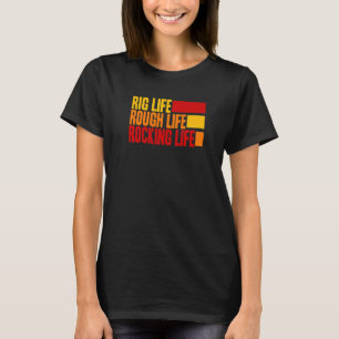 Camiseta El trabajador de la plataforma petrolera cita la v
