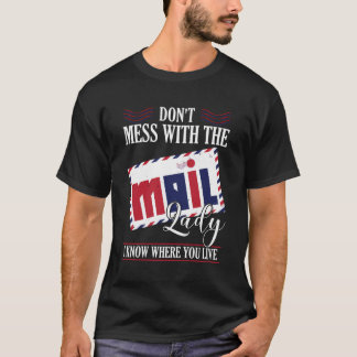 Camiseta El Trabajador De Post Office No Se Entreteja Con L
