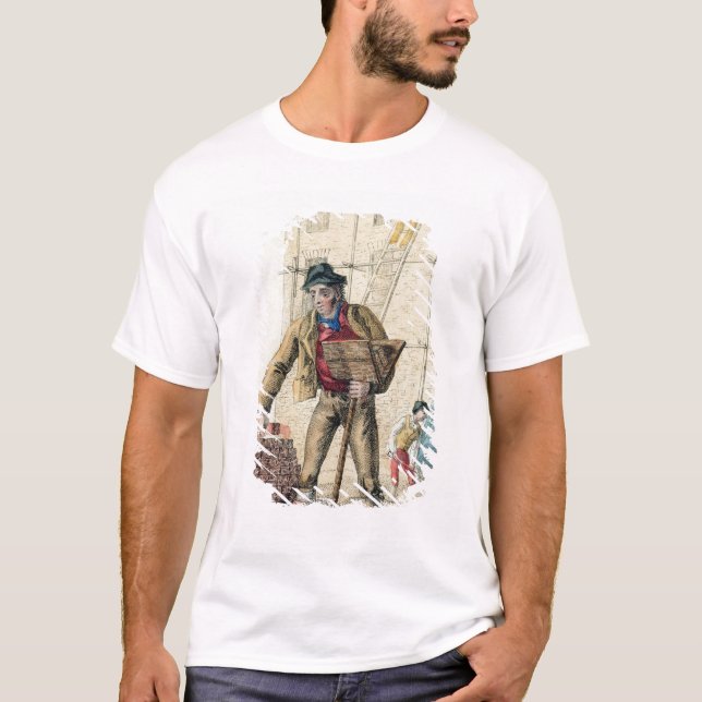 Camiseta El trabajador del albañil (Anverso)