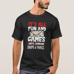 Camiseta El Trabajador Postal Mailman Es El Paquete Todo Di