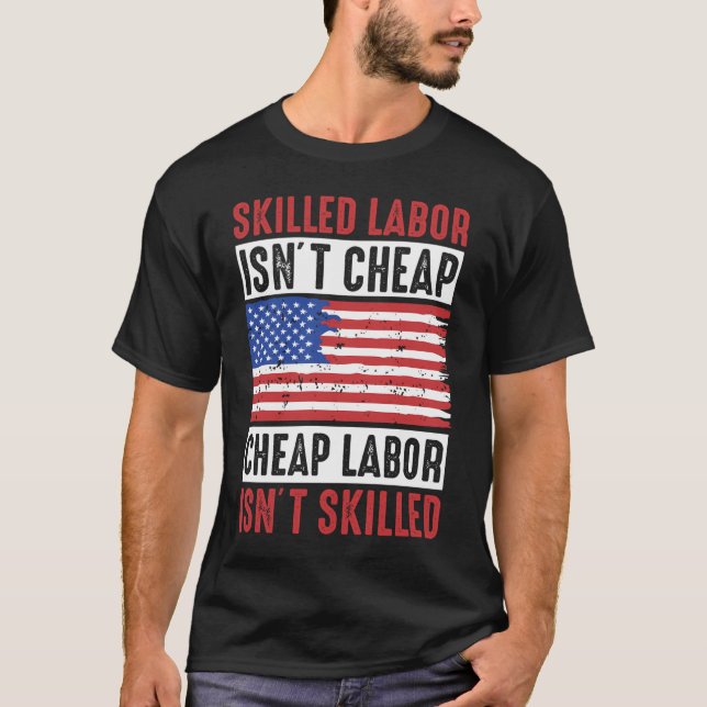 Camiseta El Trabajo Calificado No Es Barato, El Trabajo Bar (Anverso)