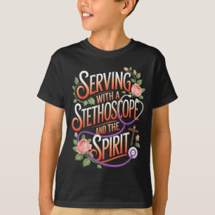 Camiseta El trabajo de Dios en matorrales Jesús Fe Dios Cna