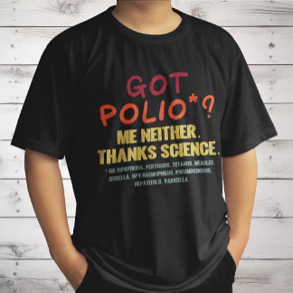 Camiseta El trabajo de las vacunas gracias a los estudiante