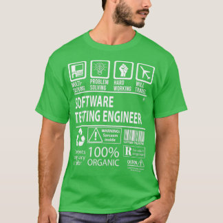 Camiseta El trabajo de multitarea del ingeniero de pruebas