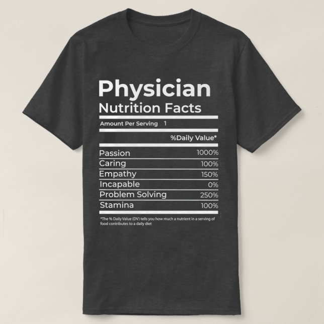 Camiseta El trabajo de regalo divertido de los médicos sobr (Diseño del anverso)