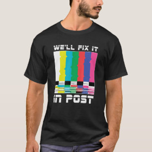 Camiseta El trabajo del fotógrafo de cámara de cámara lo ar