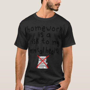 Camiseta El trabajo doméstico es un riesgo para mi salud me