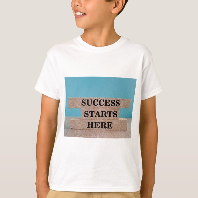 Camiseta El trabajo duro crea oportunidades (Anverso)