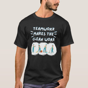 Camiseta El trabajo en equipo hace de la casa del equipo de