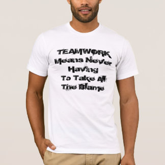 Camiseta El trabajo en equipo significa