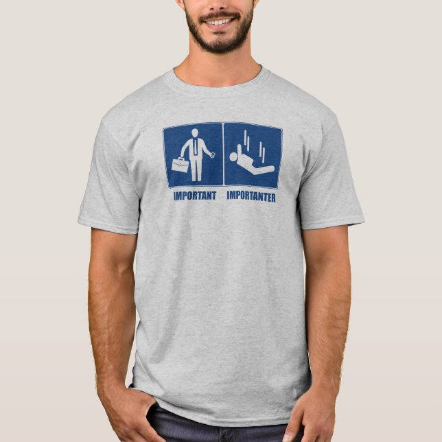 Camiseta El Trabajo Es Importante, El Buceo Con Cielo Es Im (Anverso)