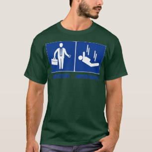 Camiseta El Trabajo Es Importante El Buceo En El Cielo