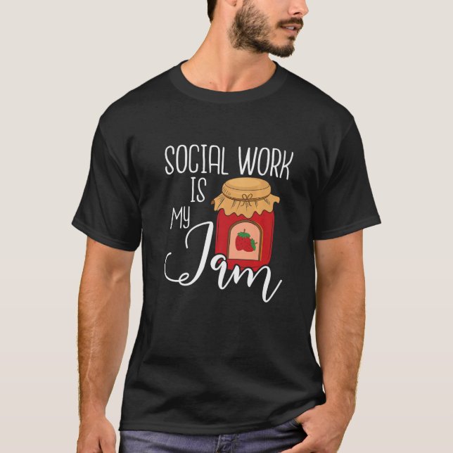 Camiseta El trabajo social es mi trabajo como trabajador so (Anverso)